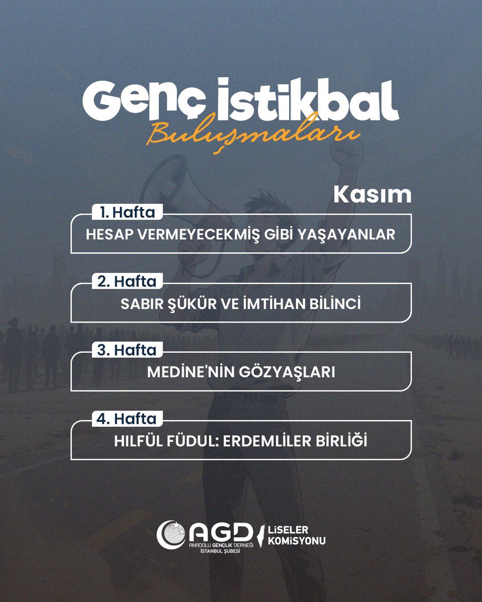 Genç İstikbal Buluşmaları !

#binyıldahabugençlik