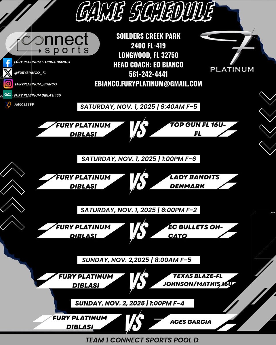 EmmaClark2028's tweet photo. @CoachCamacho27 @ConnectSports_ Here’s my schedule… I hope to see you on my sidelines. @CSA_Athletes https://t.co/NKrHT1aHWq