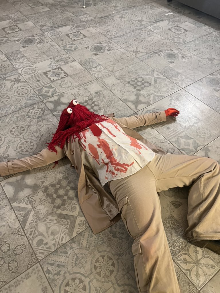 I thought I’d share my Red Guy Halloween costume 
#dhmis #redguy #donthugmeimscared #halloween