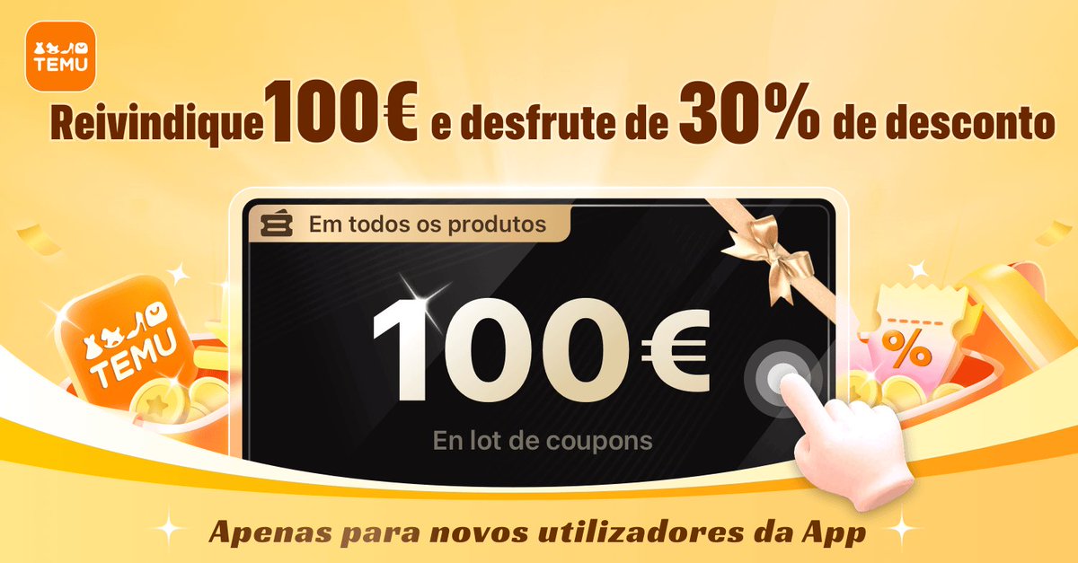 Reivindique Agora Mesmo.😉

🎁 Seu 100€ Coupon Bundle está aqui! Toque em temu.to/k/e9lpq5jwinj ou pesquise acv767991 no aplicativo Temu para obter um desconto extra de 30%. Não perca!