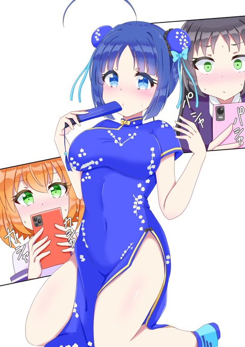 チャイナ葵ちゃんちゃんと描いてなかったので

色々あった10月が終わってちょっと寂しくなってます
 #毎月2日はツインエンジェルの日 