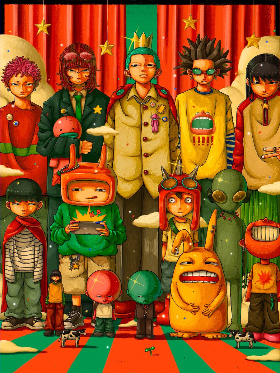 前の絵加筆🎪楽しい