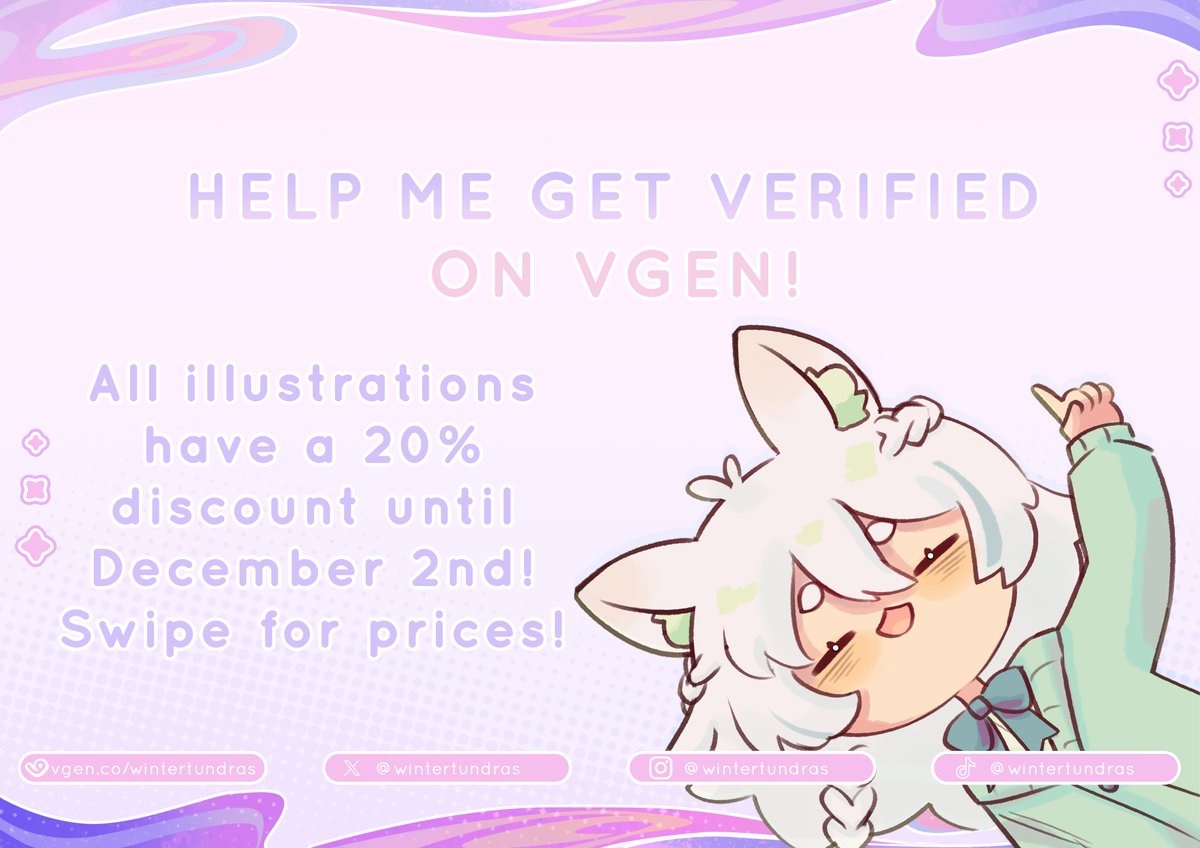 Winter ❄ | C❄MMS OPEN ON VGEN tweet media