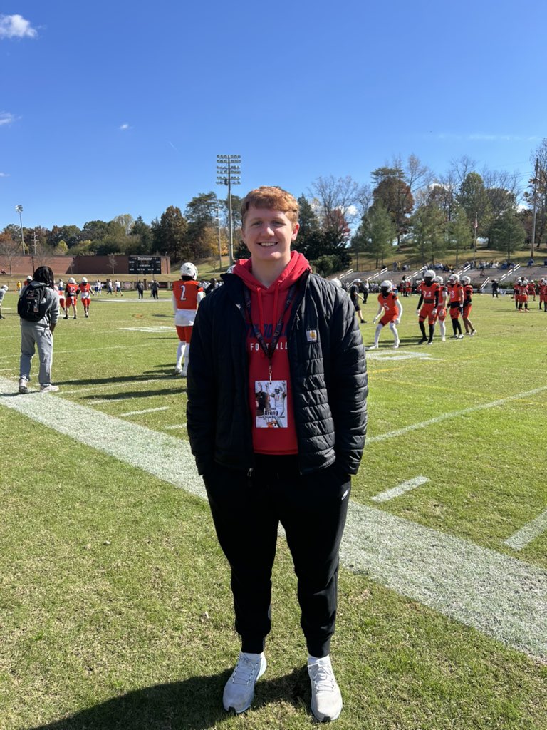 Enjoyed my gameday visit <a href="/TusculumFB/">Tusculum Football</a>!

<a href="/ThisIsBrock4444/">Coach Brock Pursley</a> <a href="/CoachHeadrick/">Larry Headrick</a> <a href="/SouthDoyleKeeFB/">South-Doyle HS Football</a> <a href="/CoachSerafine/">Coach Serafine</a>
