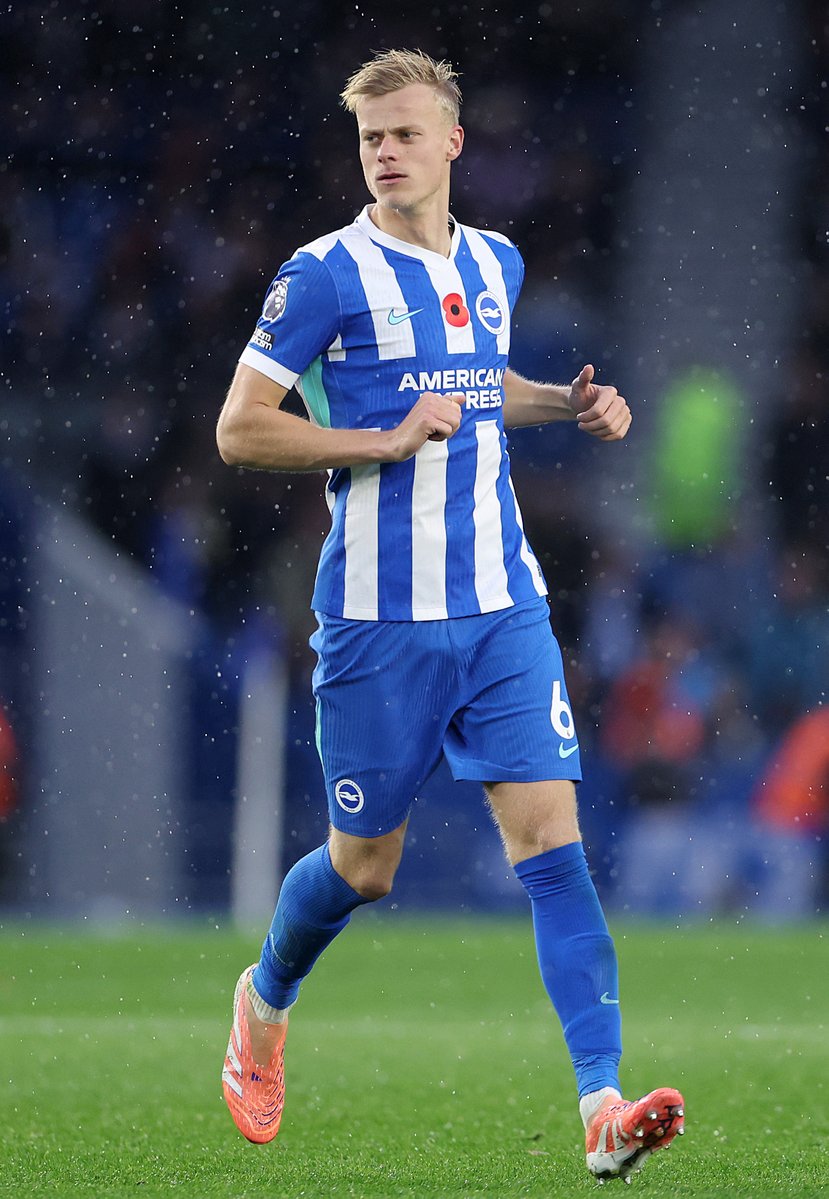 Jan Paul van Hecke made 29 progressive ball carries vs Leeds, the