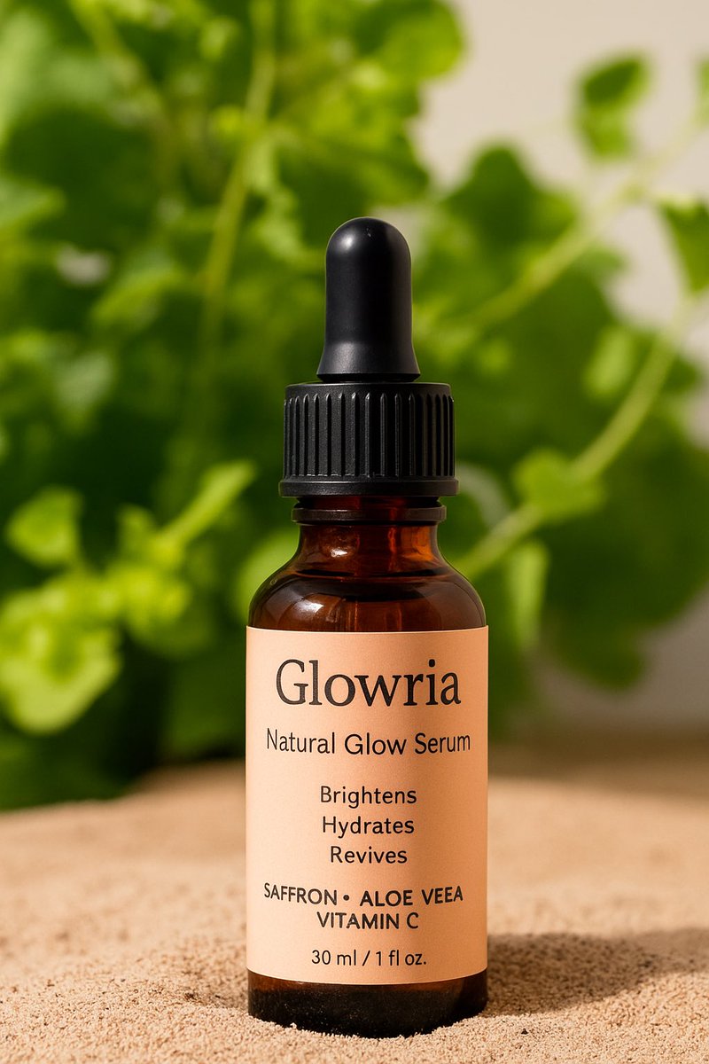 GlowriaWith's tweet image. A drop of Glowria, a dose of confidence 💧✨
Brightens, hydrates &amp;amp; revives naturally. 🌸 
#NaturalGlow #GlowWithGlowria #SerumMagic
