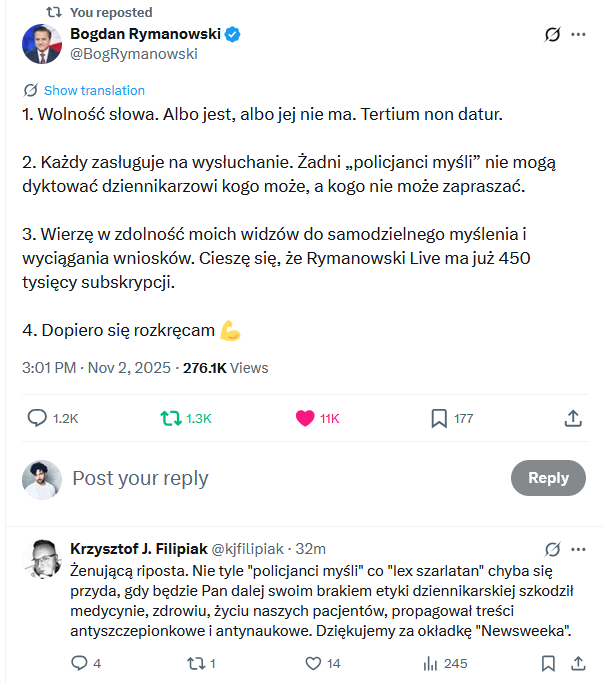 Piotr Witczak tweet media