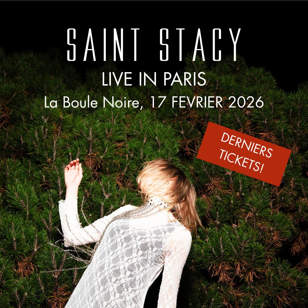 Last tickets for my show in Paris at <a href="/Laboulenoire/">La Boule Noire</a> on the 17.02! See you there!
Tickets: shotgun.live/fr/events/sain…