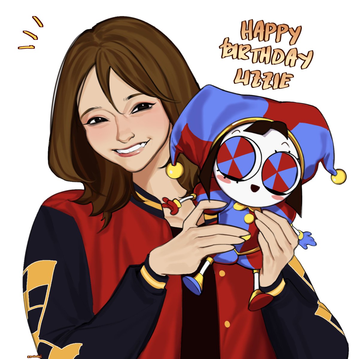 HAPPY BIRTHDAY TO MISS 🥳🥳🎂🎂 <a href="/LizzieRFreeman/">Lizzie Freeman</a>  

#TheAmazingDigitalCircus