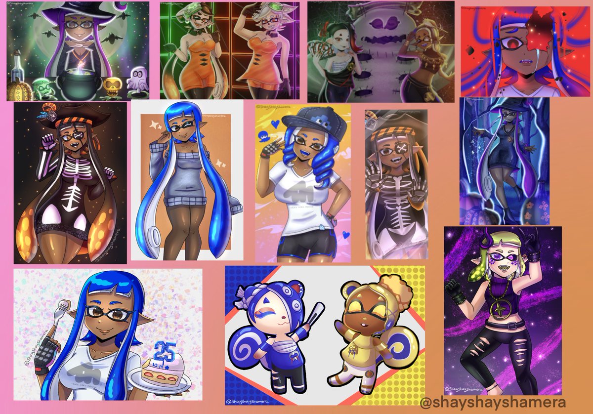 shayshayshamera's tweet image. October 2025 Art Summary 💖