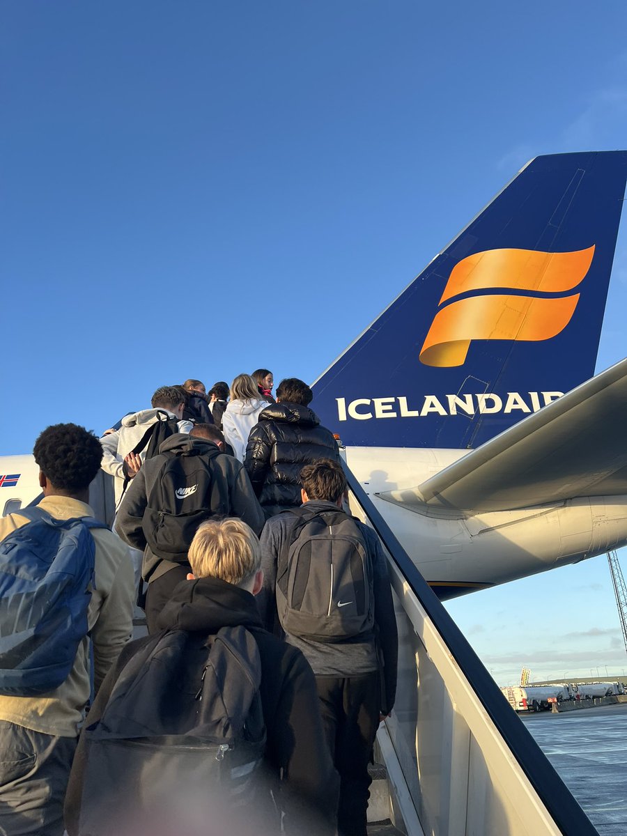 All boarded and getting ready for take off. Flight on time and still planning to be back at school by 9.30 as planned. We will further update when we land at Heathrow.