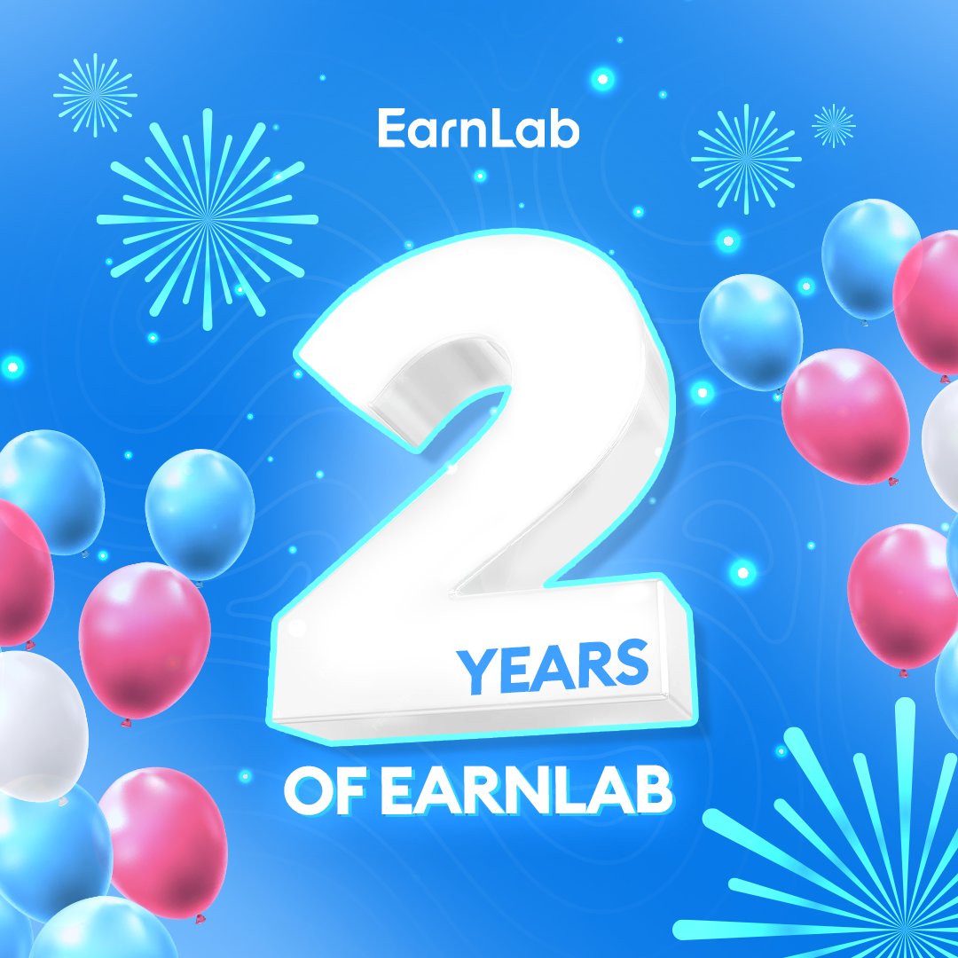 EarnLab turns 2 YEARS this month! 🎂 

We’re celebrating our anniversary with a $50 Giveaway for the community that made it all possible 💙

🔁 + Tag a friend to enter (Multiple entries allowed!)