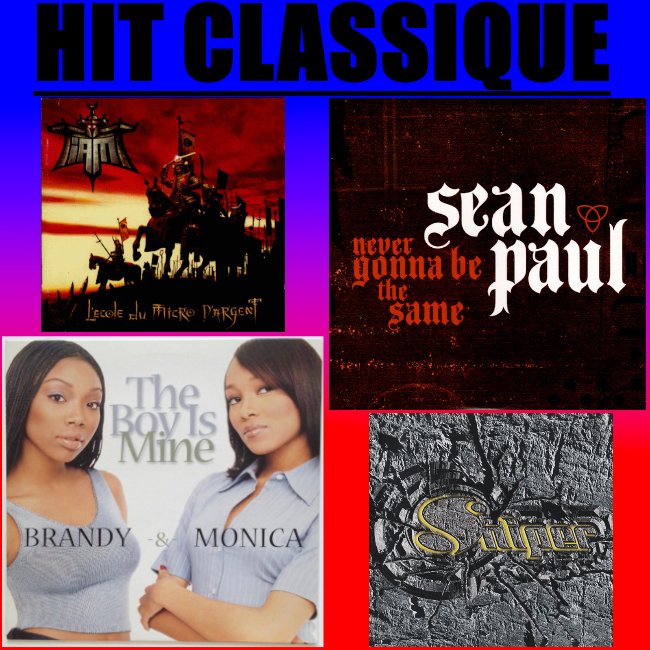 radiomixrap's tweet image. A 18h00 retrouve le #HitClassique avec au programme @brandy, @sniperofficiel, #iam, @duttypaul, @sopranopsy4 et plein d&apos;autres #classiques a retrouvé entre 18h00 et 19h00 sur #RadioMix