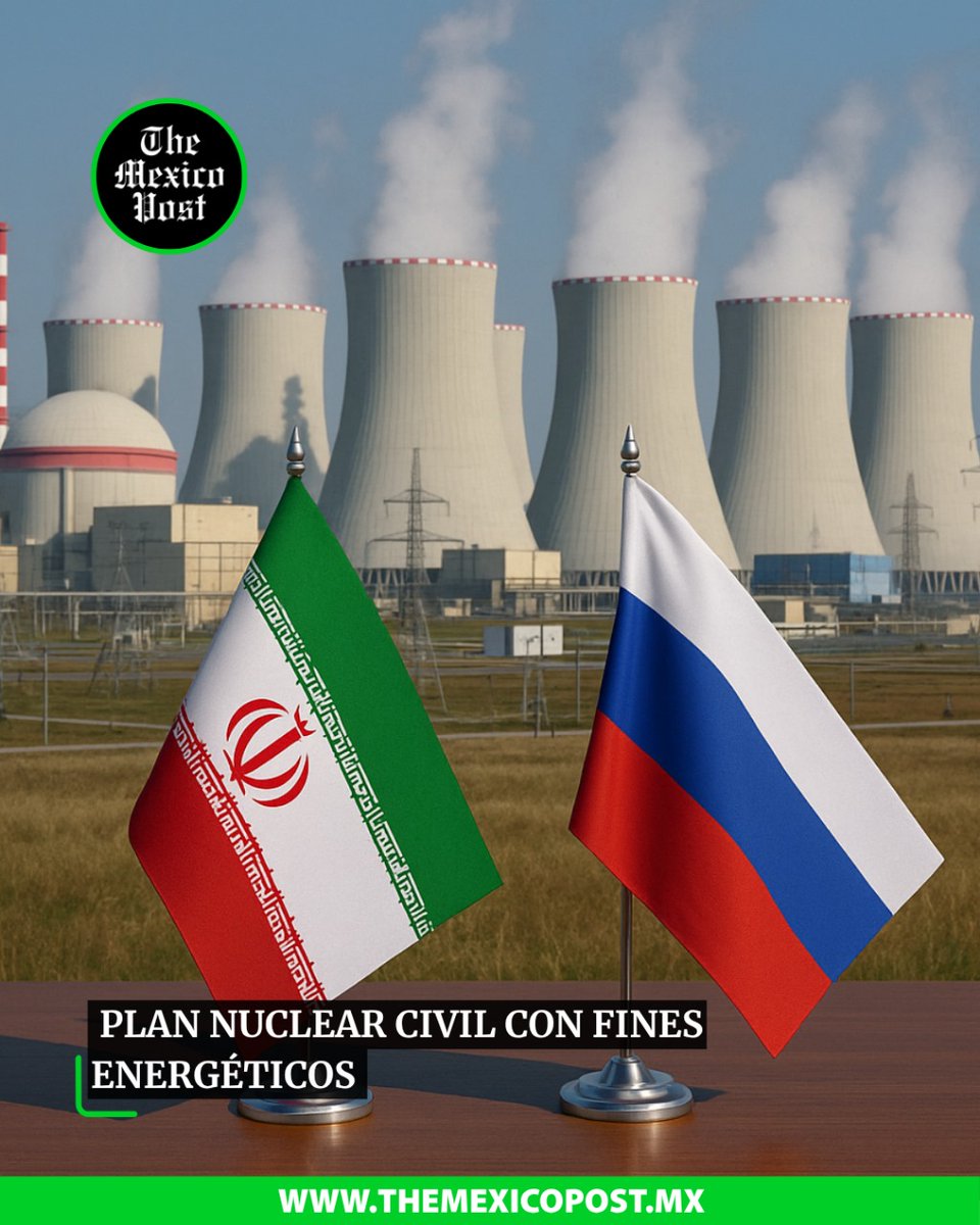 MexicoPost's tweet image. ☢️🇮🇷 IRÁN Y RUSIA ACUERDAN CONSTRUIR OCHO NUEVAS PLANTAS NUCLEARES TRAS LOS ATAQUES DEL VERANO

La Organización para la #EnergíaAtómica de #Irán (#OEAI) anunció este domingo la construcción de ocho nuevas plantas nucleares, en colaboración con #Rusia, como parte de un plan de