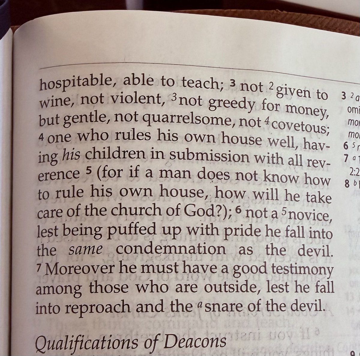 1 Timothy 3:1-7 Requirements Not Suggestions #PastorClark