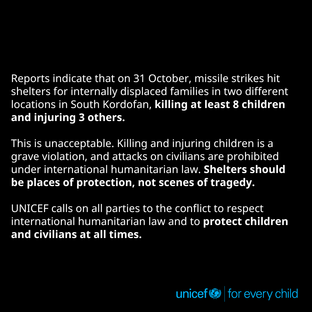 UNICEFSudan's tweet photo. #NotATarget https://t.co/rGeuLT9iyy