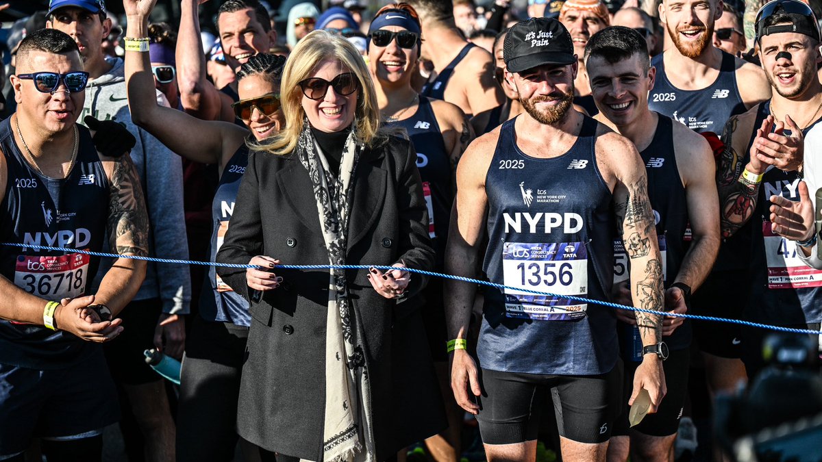 NYPDPC's tweet image. Good luck to everyone running the New York City marathon today, especially the members of the NYPD who have been training for months.

As always, the full force of the NYPD is out today to ensure that all the runners and spectators can enjoy this incredible day safely.