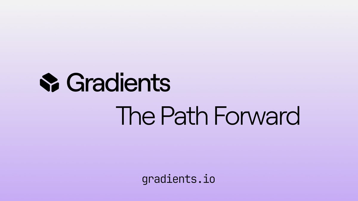 A month in the trenches - infrastructure overhaul and the big shift from miner-served to Gradients-hosted complete.  

This week we come up for air.  

Vision, timeline, execution plan - all dropping.  

Where we stand: 

✅ World-beating performance across benchmarks and