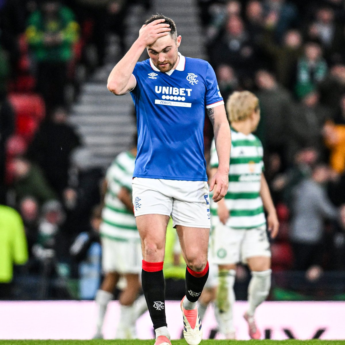 ScotlandSky's tweet image. Celtic defeat Rangers 3-1 at Hampden to progress to the League Cup final! 🍀

Callum Osmand ensured the victory by adding a third in the second-half of extra time. Your thoughts on the match? ⤵️