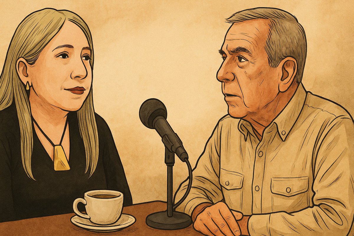 🎙️☕️ 𝐄𝐥 𝐩𝐨𝐝𝐞𝐫 𝐝𝐞 𝐥𝐚 𝐯𝐨𝐳 𝐛𝐚𝐣𝐚: 𝐄𝐝𝐦𝐮𝐧𝐝𝐨 𝐆𝐨𝐧𝐳á𝐥𝐞𝐳 𝐔𝐫𝐫𝐮𝐭𝐢𝐚
Este artículo nace del intercambio que sostuvo la periodista Sebastiana Barráez con el presidente Edmundo González Urrutia. 
Por Elizabeth Sánchez Vegas

No nació para hacer ruido. No