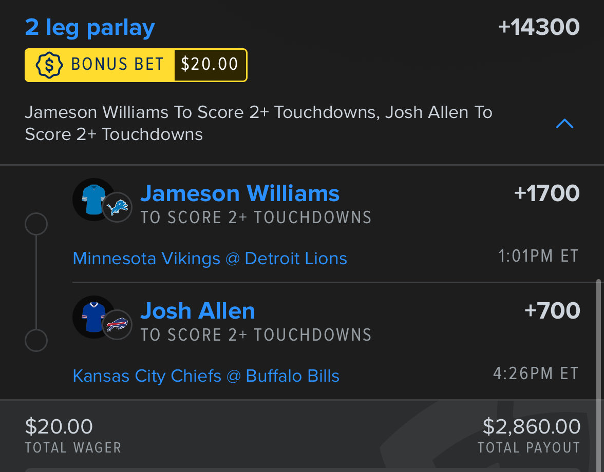Bonus bet bomb