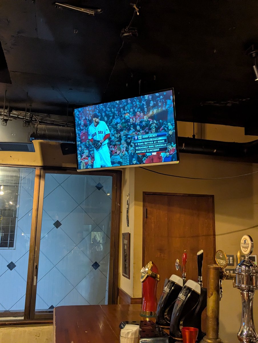 Was about to leave the pub when owner put on 2013 replays..