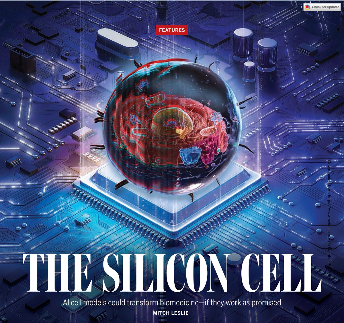 EricTopol's tweet image. Where do we stand with the Virtual Cell, the holy grail of biology?
A feature @ScienceMagazine 
science.org/content/articl…