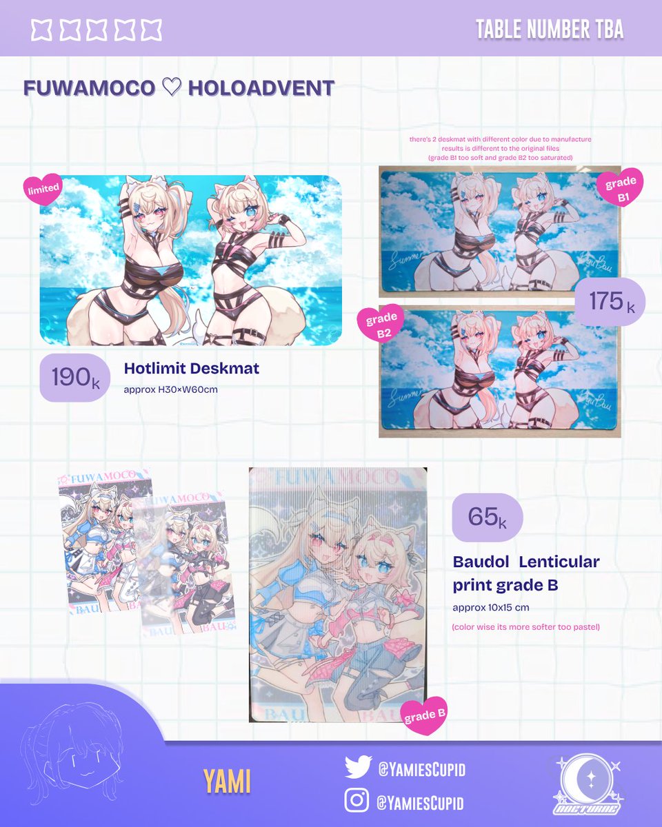 𐔌🔁and💘 are very appreciated .ᐟ꒱
yami's #cf21 final catalogue(,, .  ̫ . ,,)⸝ˎˊ˗

📍NOCTURNE (B-46ab)
🗓️15 - 16 nov '25
🎀holoEN fuwamoco, original, vocaloid, umamusume, hoyoverse

.𖥔 ݁ ˖𓂃.☘︎ ݁˖
( 1 / 2 )
#comifuro21catalogue #cf21catalogue