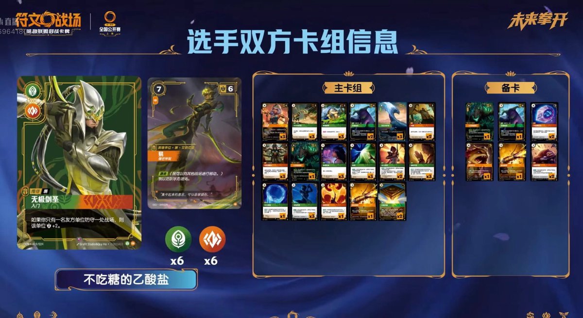 The First #Riftbound China Open and the deck list for first and second! Really exciting finals there!