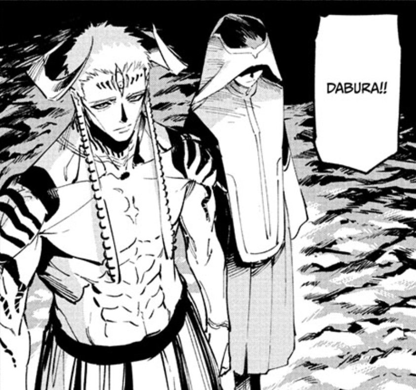 ShadzMangaOnly's tweet image. Dabura feels like an example of what could&apos;ve happened to Sukuna if the higher ups in Heian got their way..

If Sukuna had a true weakness for them to exploit..
#JujutsuKaisenModulo #Modulo #JJK