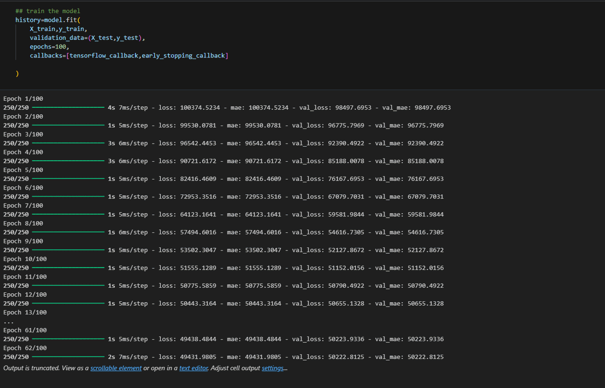 NikunjB79229883's tweet image. 🚀 Day 141 of #ML365 #machinelearningprojects 

My new end-to-end deep learning project focused on Churn Modelling. 💡
Part-3