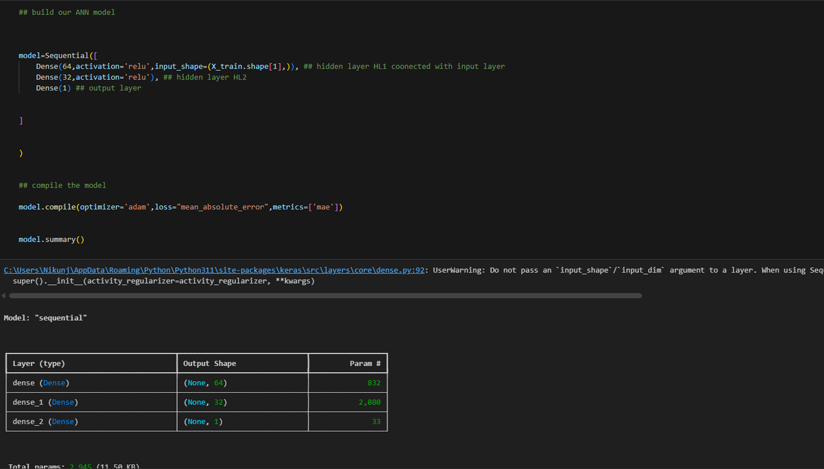 NikunjB79229883's tweet image. 🚀 Day 141 of #ML365 #machinelearningprojects 

My new end-to-end deep learning project focused on Churn Modelling. 💡
Part-3