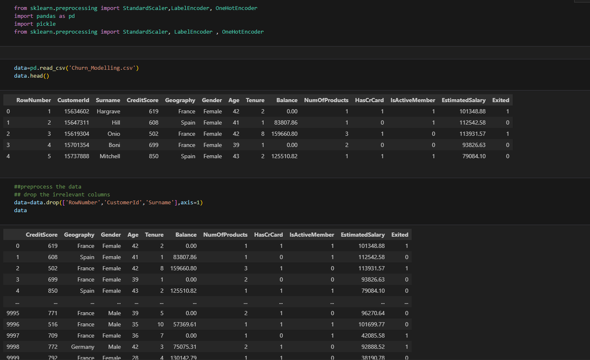 NikunjB79229883's tweet image. 🚀 Day 141 of #ML365 #machinelearningprojects 

My new end-to-end deep learning project focused on Churn Modelling. 💡
Part-3