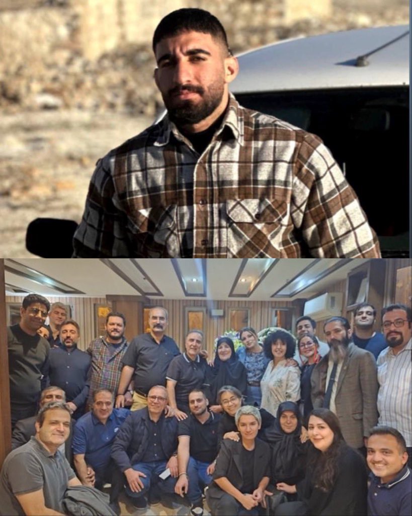 Restitutor_Iran's tweet image. While the brave people of Iran, like Omid Sarlak, stand bravely in support of reclaiming Iran alongside Reza Shah II &amp;amp; are murdered for it, the fake opposition gather to laugh &amp;amp; plot.