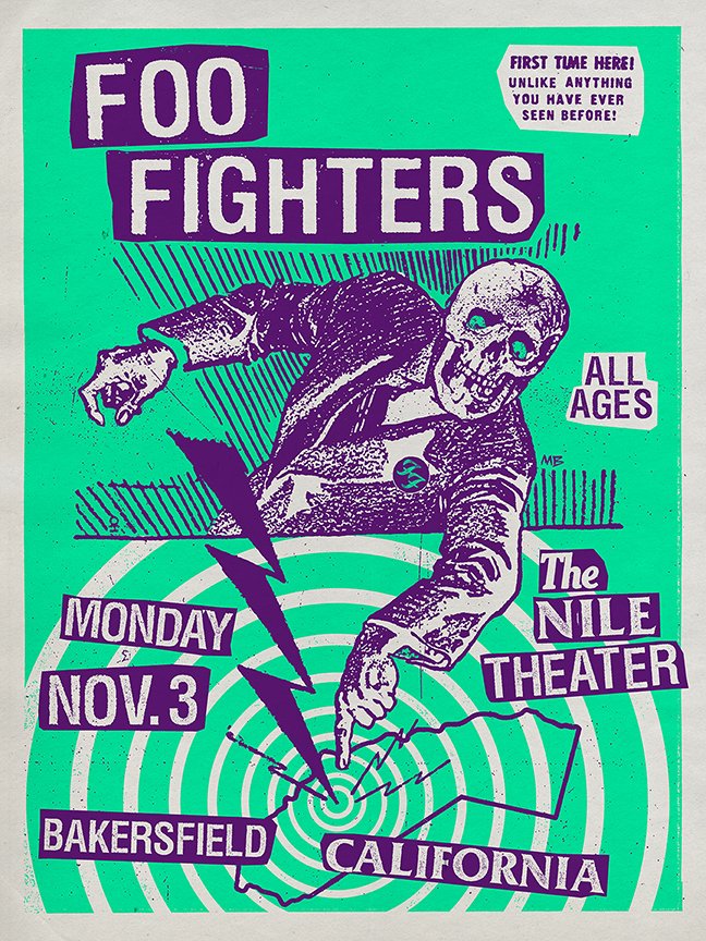 BAKERSFIELD ⚡️ ARE YOU READY???
See you Monday at The Nile Theater.

The fine print...

- Ticket sales will be available IN PERSON ONLY and will begin at 12pm PT TODAY Sunday, November 2nd at The Fox Theater located at 1700 20th Street. Bakersfield, CA 93301 (The show on 11/3