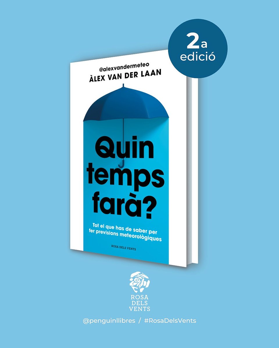 Bona tarda!!, demà dilluns a les 12:30h, tenim moltes ganes!! sortirem al programa <a href="/totesmoutv3/">Tot es mou TV3</a> de <a href="/som3cat/">3Cat</a> amb <a href="/HelenaGMelero/">Helena Garcia Melero</a> on parlarem de Quin Temps farà? de <a href="/penguinllibres/">Penguin Llibres</a> bit.ly/46K3zn2  #meteo