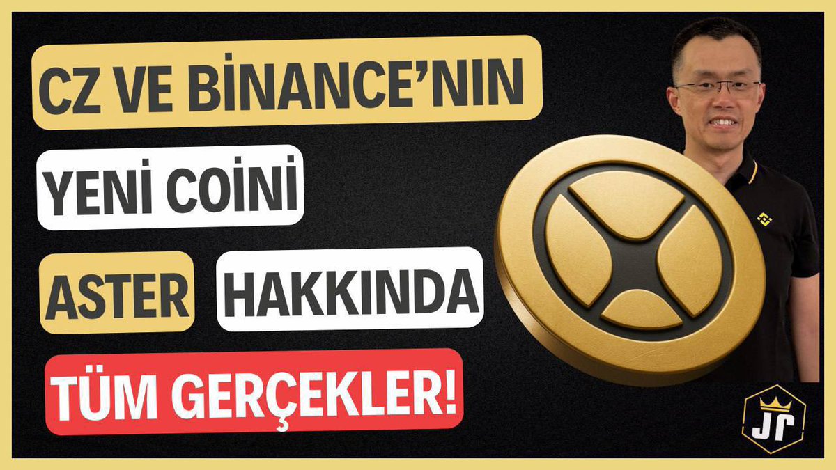 Bazı kıskanç gerzekler ne zaman $ASTER dedin diyor. Lan “CZ ve Binance’nin Yeni Coini ASTER!” Başlığıyla videosunu bile çektim kanala yükledim!

Twitter Abonelerime özel sepette satın aldım. Neyse izle! Başka boğa yok!

ASTER Nedir, Ne İşe Yarar?👇

youtu.be/5O02P3Jm-DE