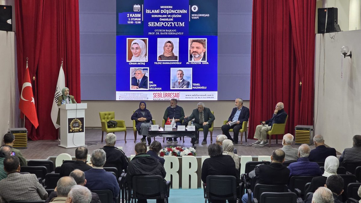 Sebilürreşad kültür ve sanat merkezinde gerçekleştirdiğimiz "Modern İslami Düşünce'nin Sorunları ve Çözüm Önerileri" konulu sempozyumda Cihan Aktaş tebliğini sundu.