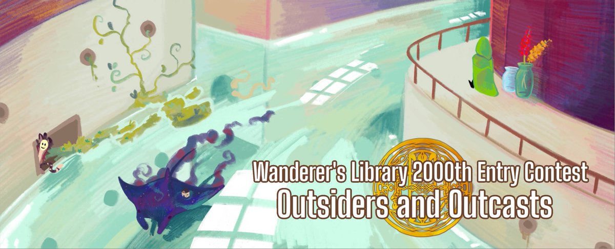 WanderersLibrar's tweet image. Behold! After a long time, but much faster than our first 1000, our second wing has filled up and it is time to hold a celebration of (and contest for) all that has come before and all that will come to be on this little site of ours.

The theme is Outsiders and Outcasts!

🔗⤵️