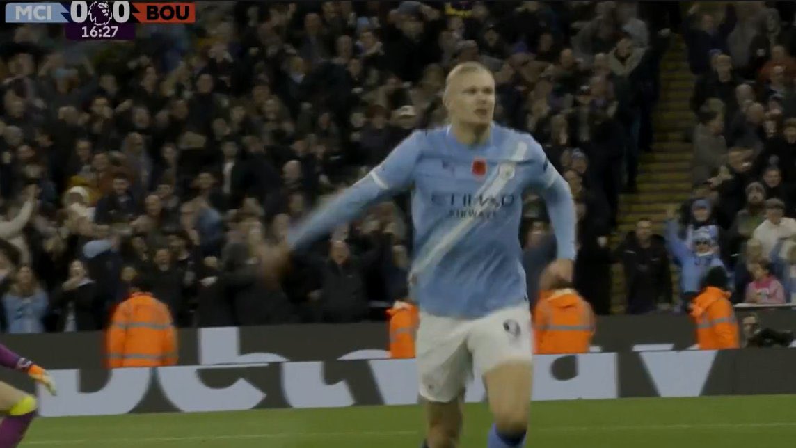 Halaand is the best 1 v 1 finisher in the history of the premier league.