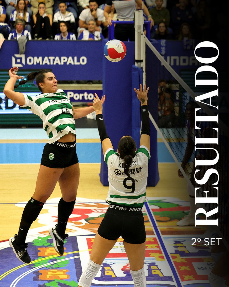 SCPModalidades's tweet image. #VoleibolFemSCP | Final do 2️⃣.º SET:

FC Porto 25-19 Sporting CP

🔵 2-0 🟢 // #FCPSCP