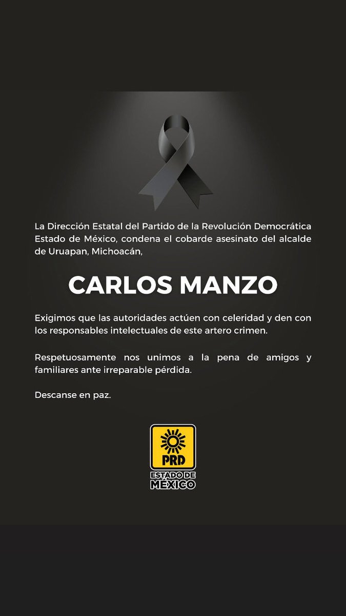 #NiPerdónNiOlvido
#CastigoALosCulpables
#CastigoAlaNegligenciaeIndolencia
#LargaVidaaCarlosManzo
#HonorJusticiayLegado 
#LaLuchaContinúa✊🏽