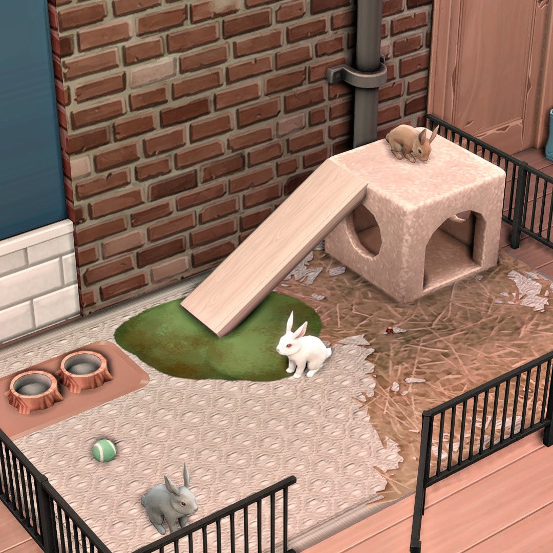 #eapartner
Hi!✨ This time I Created an Apartment for an Animal Lover. It has a functional Rabbit Cage. I hope you like it!🐇

| No CC.☁️
| Stop Motion Speed build: m.youtube.com/watch?v=Bc3ItM…

#TheSims4 #ShowUsYourBuilds #Ea <a href="/TheSims/">The Sims</a>