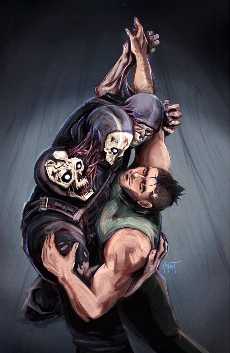 vozartee's tweet photo. ❌ dancing alone 
✅ dancing with alone

:) #aloneweek #soapghost 

what romantics they are even during the apocalypse https://t.co/hvSB89wvYJ