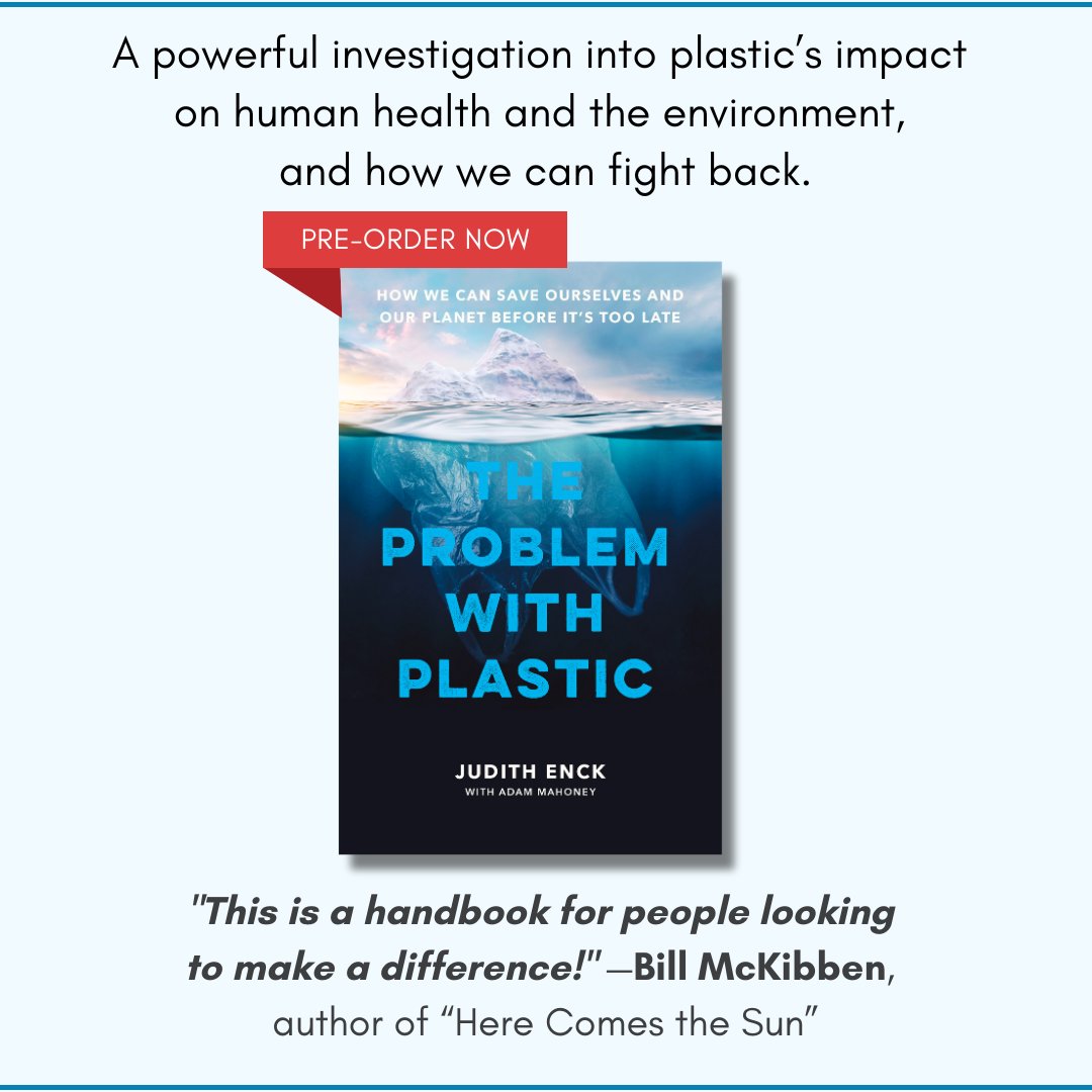OurWVRivers's tweet image. 🤓 Must-read NEW BOOK from @PlasticsBeyond📘coming from @thenewpress on Dec. 2 🗓️! Pre-order your copy of “The Problem with Plastic: How We Can Save Ourselves and Our Planet Before It’s Too Late” NOW: beyondplastics.org/problem-with-p… 🌎 #planetorplastic #noplastic #zerowaste