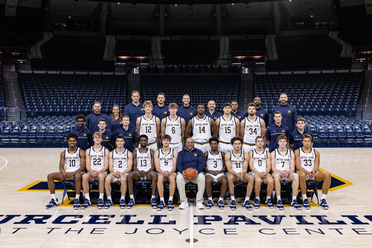 Your 2025-26 Notre Dame Men's Basketball Team ☘️