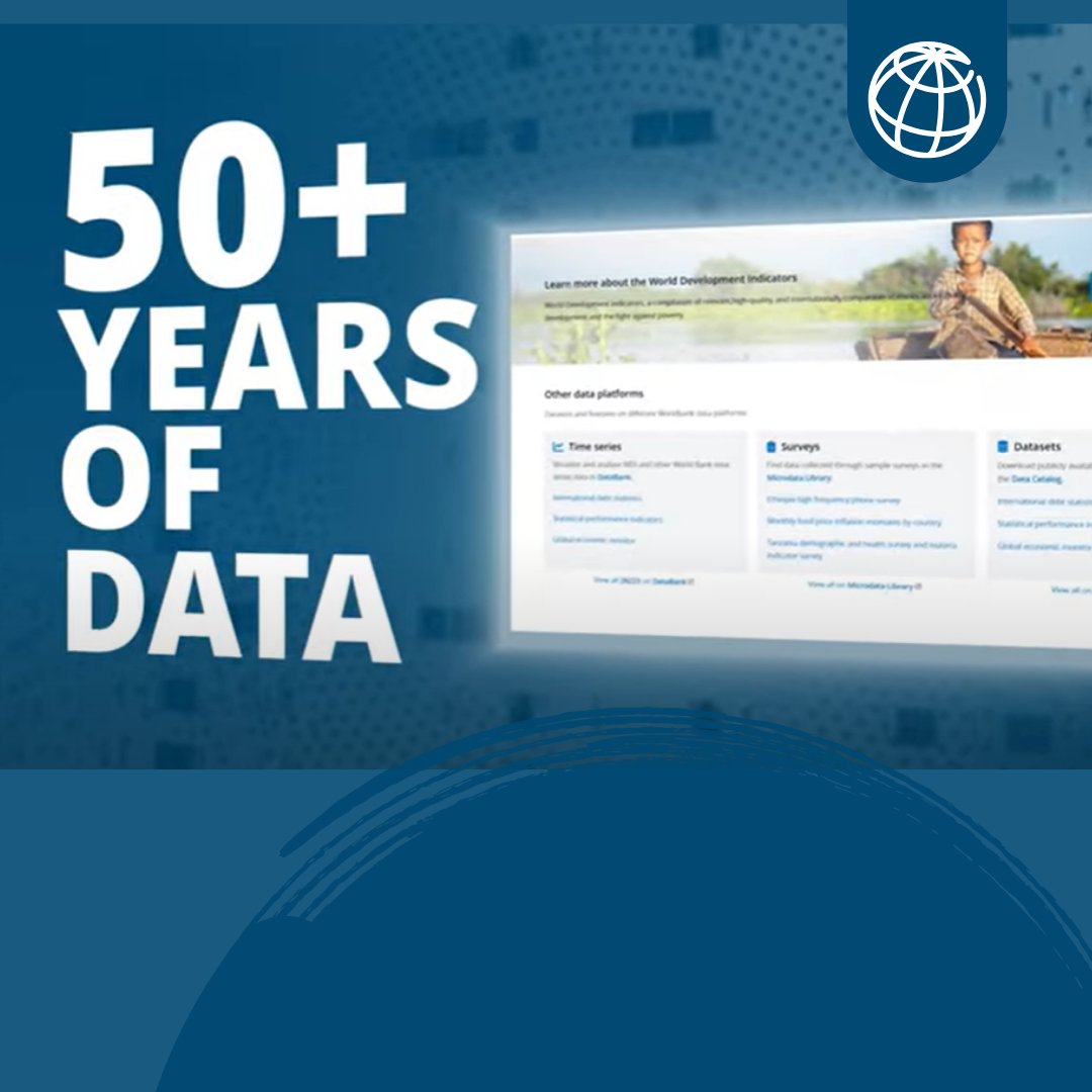 worldbankdata's tweet image. The world is swimming in data 🏊🗂️— but are we using it effectively? Read @AxelVT_WB &amp;amp; @IndermitGill latest blog on how the @WorldBank’s new #Data360 platform is transforming raw numbers into real-world impact: wrld.bg/BB7V50Xl4wL