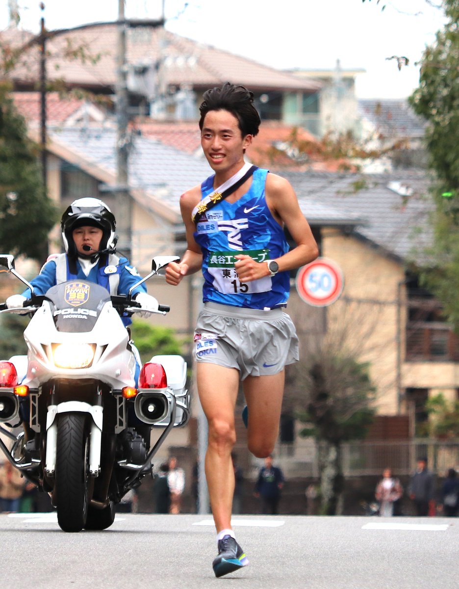 maco_min's tweet image. 2025.11.02
第57回全日本大学駅伝対校選手権大会
8区　竹割　真　選手（東海大学）①
#GoTOKAI
#全日本大学駅伝
#全日本駅伝