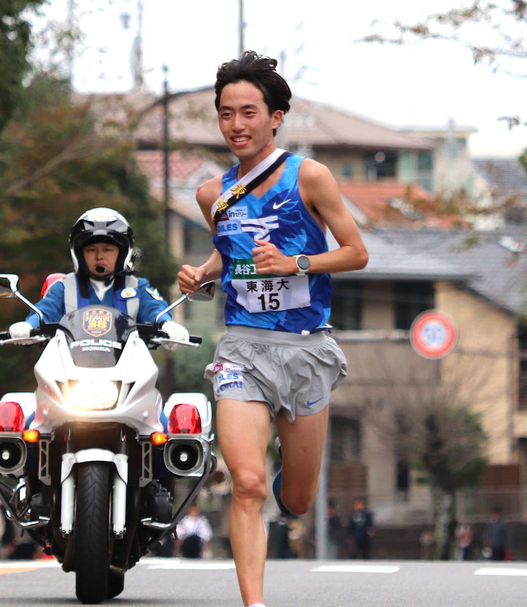 maco_min's tweet image. 2025.11.02
第57回全日本大学駅伝対校選手権大会
8区　竹割　真　選手（東海大学）①
#GoTOKAI
#全日本大学駅伝
#全日本駅伝