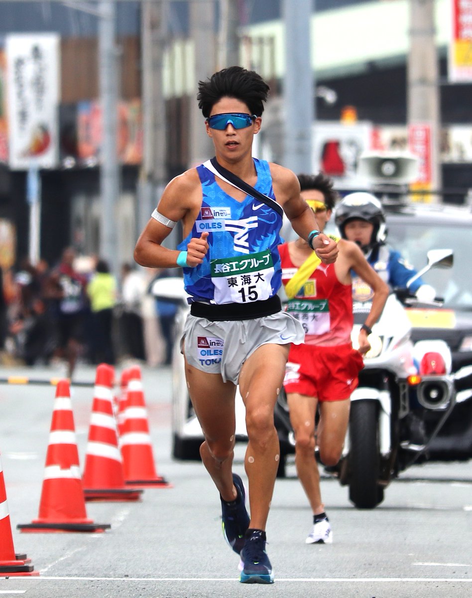 maco_min's tweet image. 2025.11.02
第57回全日本大学駅伝対校選手権大会
7区　南坂柚汰　選手（東海大学）①　
#GoTOKAI
#全日本大学駅伝
#全日本駅伝